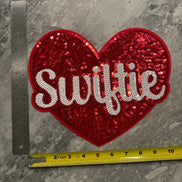 Swiftie Heart Sequin X-Large Patch (Valentine’s Collection)