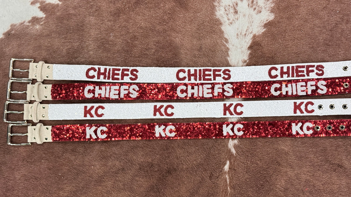 KC Sequin and Beaded Belt