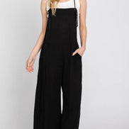 Wide Leg Jumpsuit with Spaghetti Straps