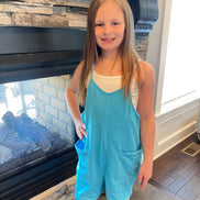 KIDS Cotton Romper w/ Pockets