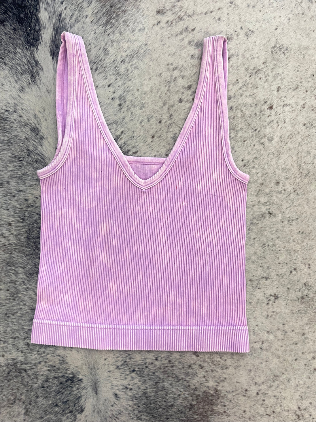 Reversible Neckline Cropped Tank