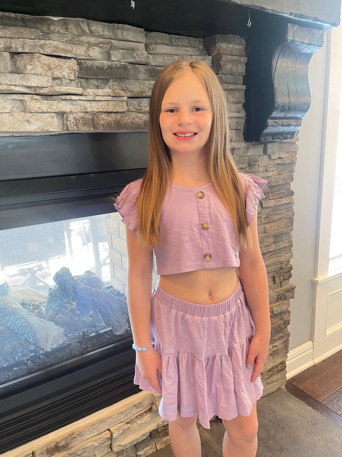 KIDS 2 Piece Skirt and Top Set