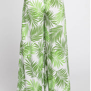 Smock Waist Wide Leg Pants (Green)