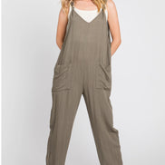 Front Pocketed Jumpsuit