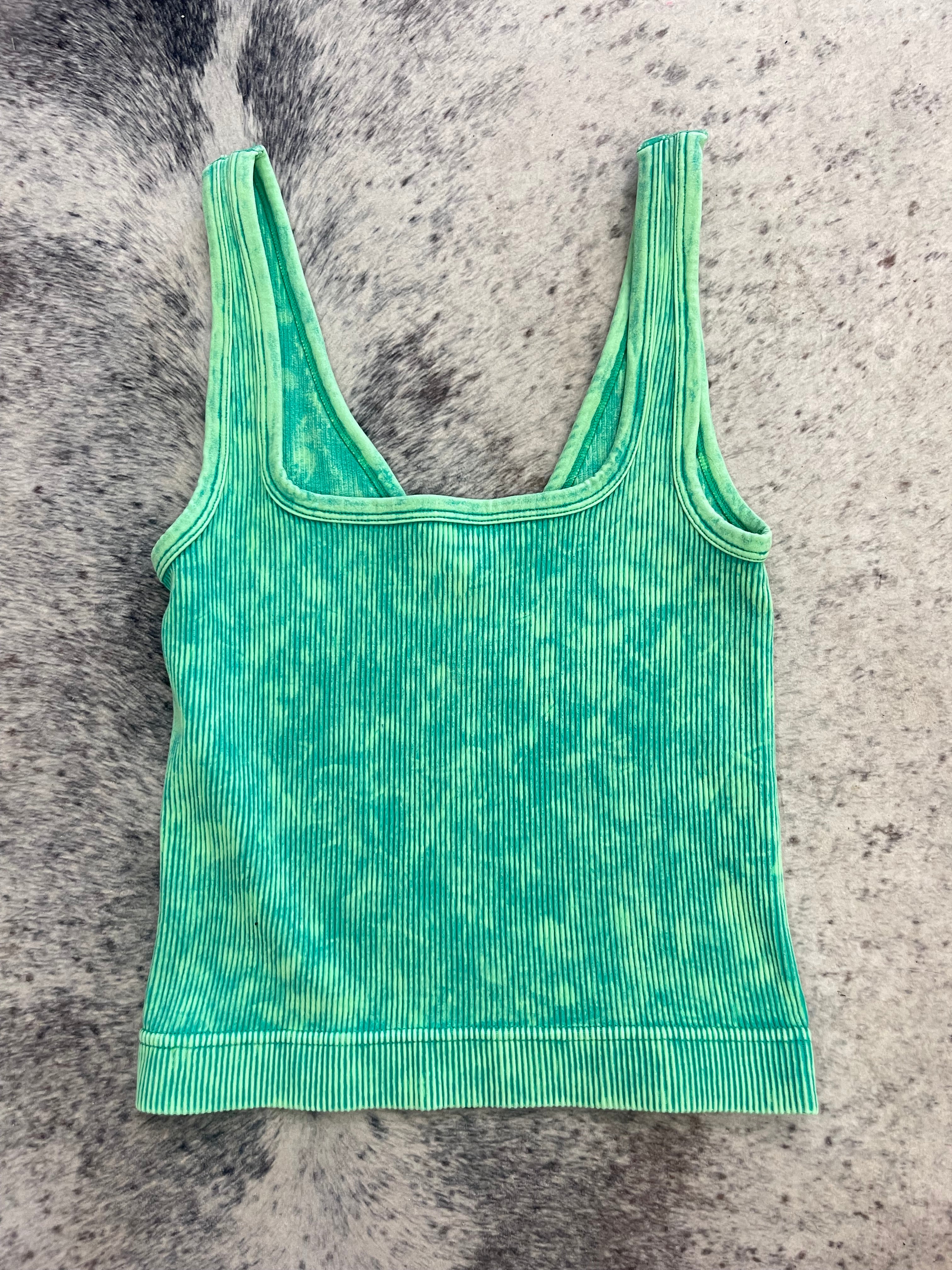 Reversible Neckline Cropped Tank