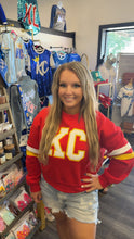 Load image into Gallery viewer, End Zone KC Cropped Sweatshirt **PRESALE**

