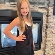 KIDS Cotton Romper w/ Pockets