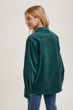 Load image into Gallery viewer, Corduroy Button Down Shacket w/Pockets
