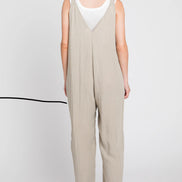 Front Pocketed Jumpsuit