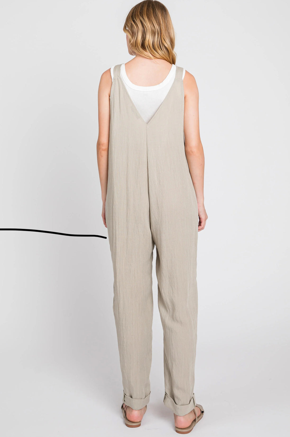 Front Pocketed Jumpsuit