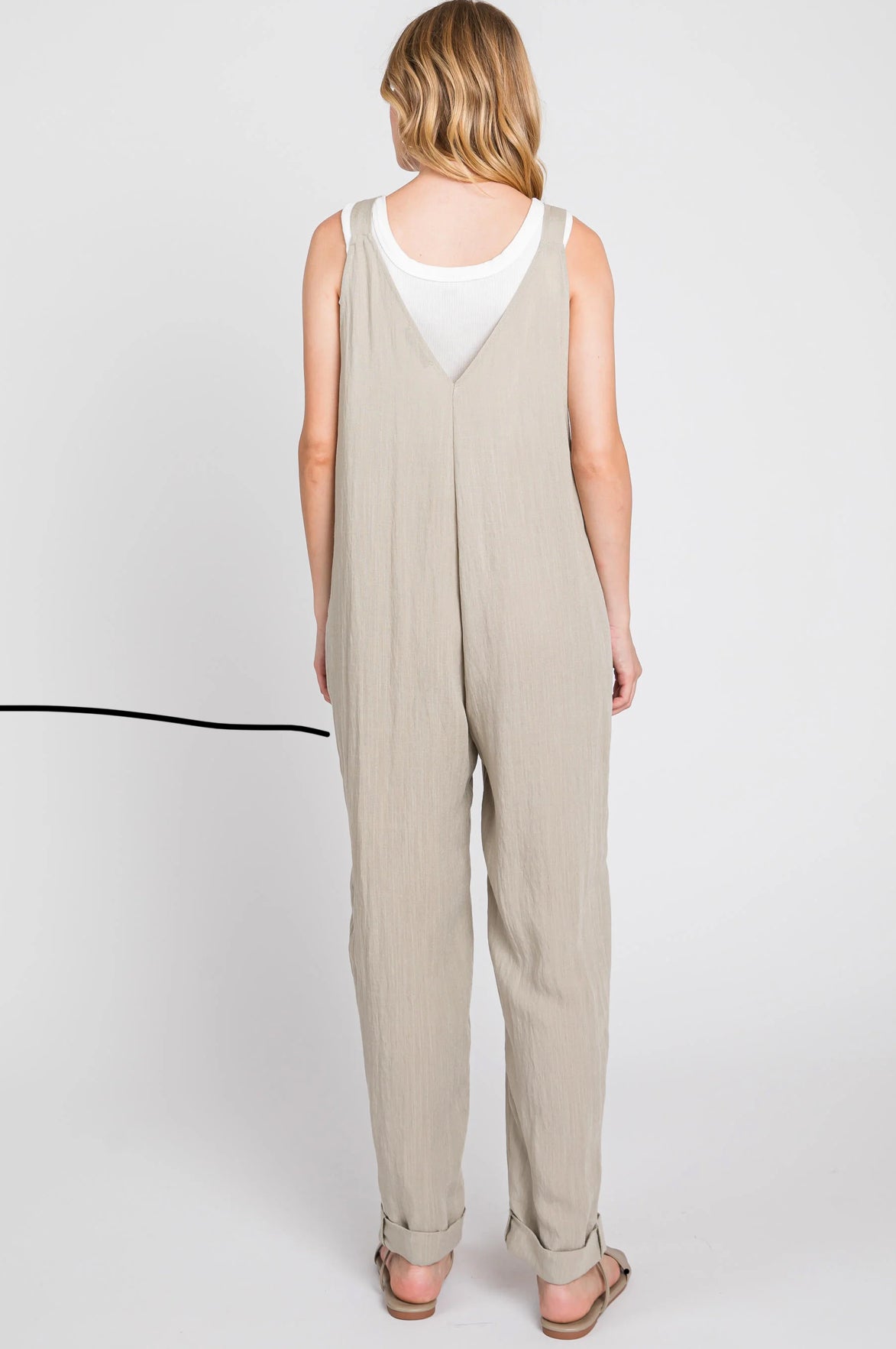 Front Pocketed Jumpsuit