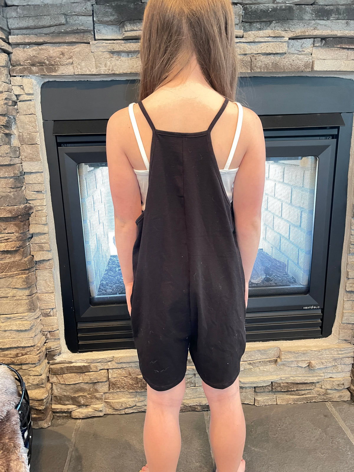 KIDS Cotton Romper w/ Pockets