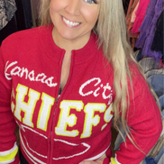 Zip-Up Chiefs Sweater