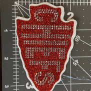Rhinestone Transfer Arrowhead Chiefs