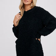 Fluffy Boucle Sweater Tunic