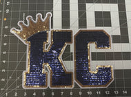 KC Crown Sequin X-Large Patch