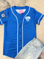 KC Has Heart Royals Baseball Jersey w/Sequin KC