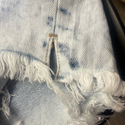 RISEN High Rise Vintage Acid Wash Denim Jean Shorts