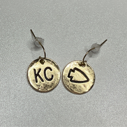 KC Charm Disc Earrings