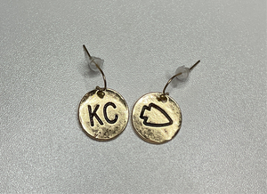 KC Charm Disc Earrings