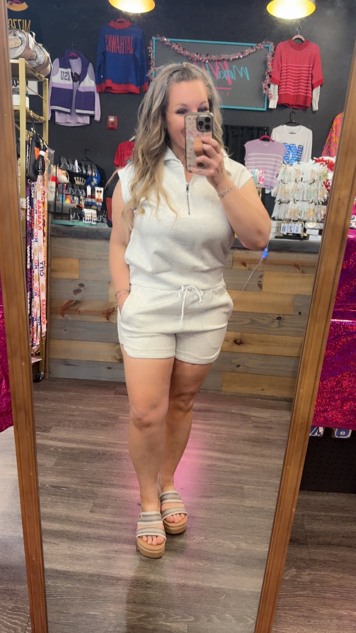 Blake Half Zip SHORTS only