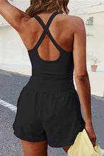 Load image into Gallery viewer, Athletic Romper with Front Cutout
