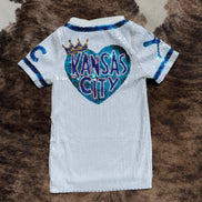 KIDS Royals Sequin Dress (white)