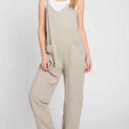Front Pocketed Jumpsuit