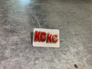 KC Stud Earrings (Red)