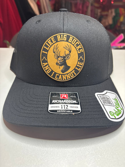 Hat - I Like Big Bucks Black