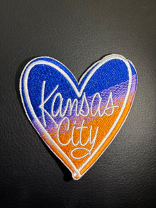 Kansas City (Blue) Royals Heart Patch