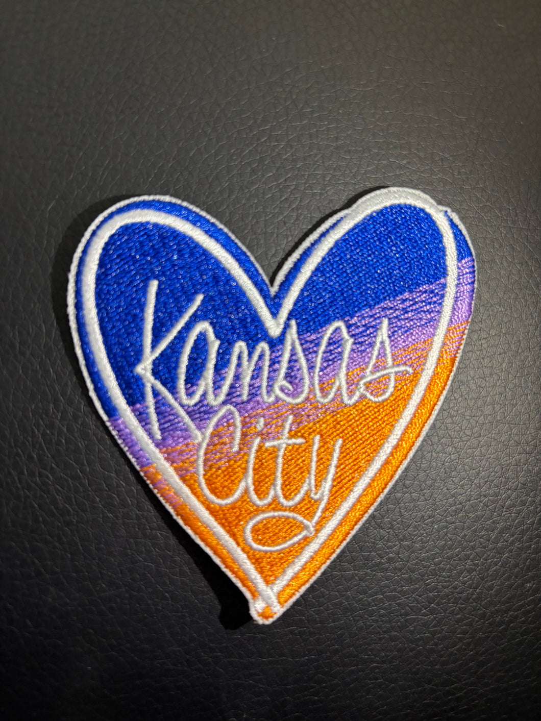 Kansas City (Blue) Royals Heart Patch