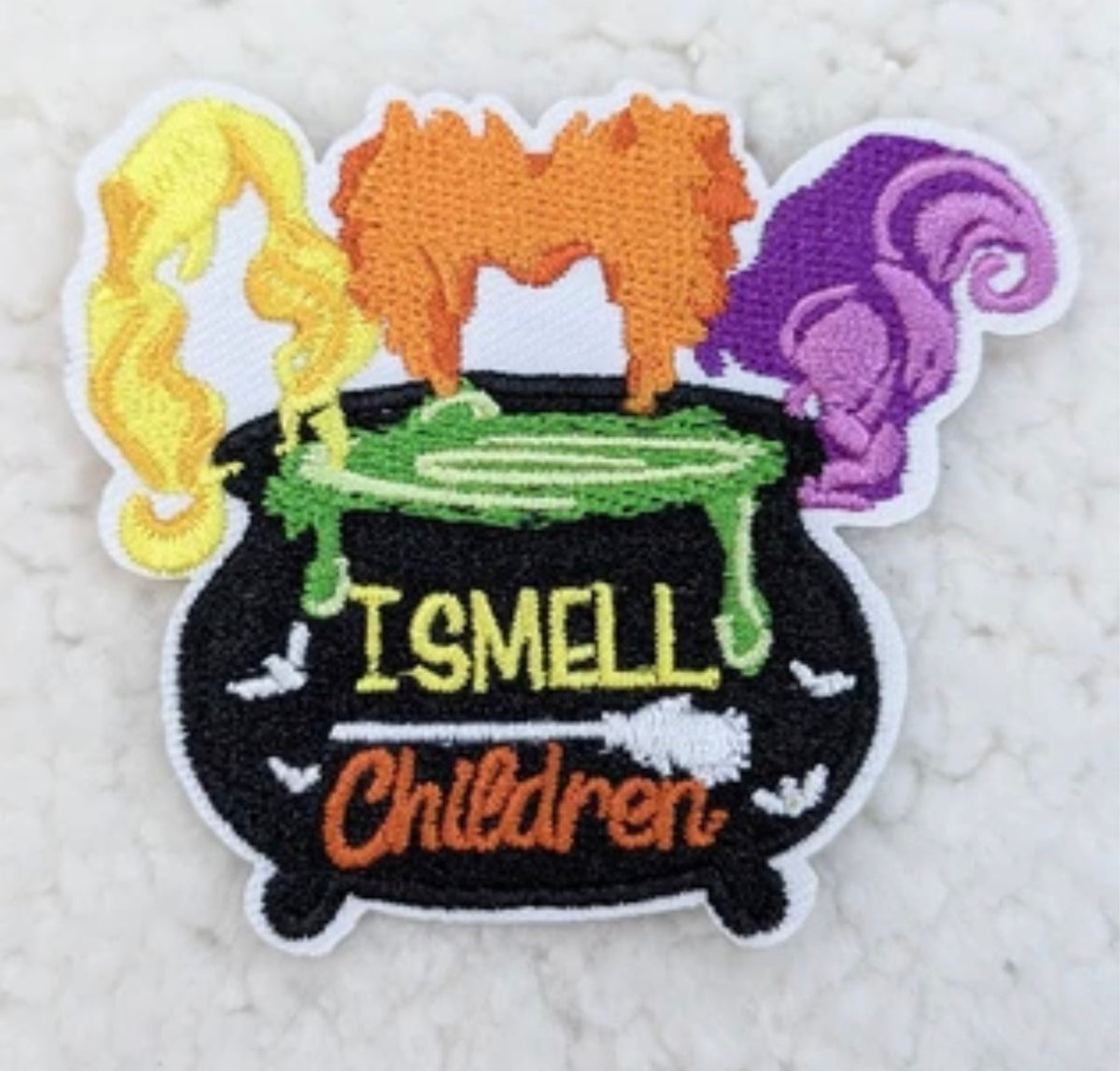 I Smell Children Embroidered Patch