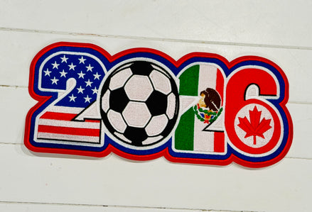 World Cup 2026 Countries Embroidered Patch (11 inch)