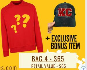 ❤️BAG 4💛KC❤️CHIEFS💛Mystery❤️Bags💛