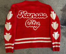 Load image into Gallery viewer, Zip-Up Chiefs Sweater (Red and White)
