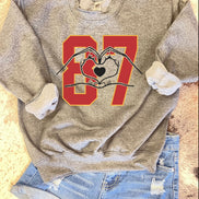 KIDS CHIEFS Sweatshirt 87 w/Heart Hands