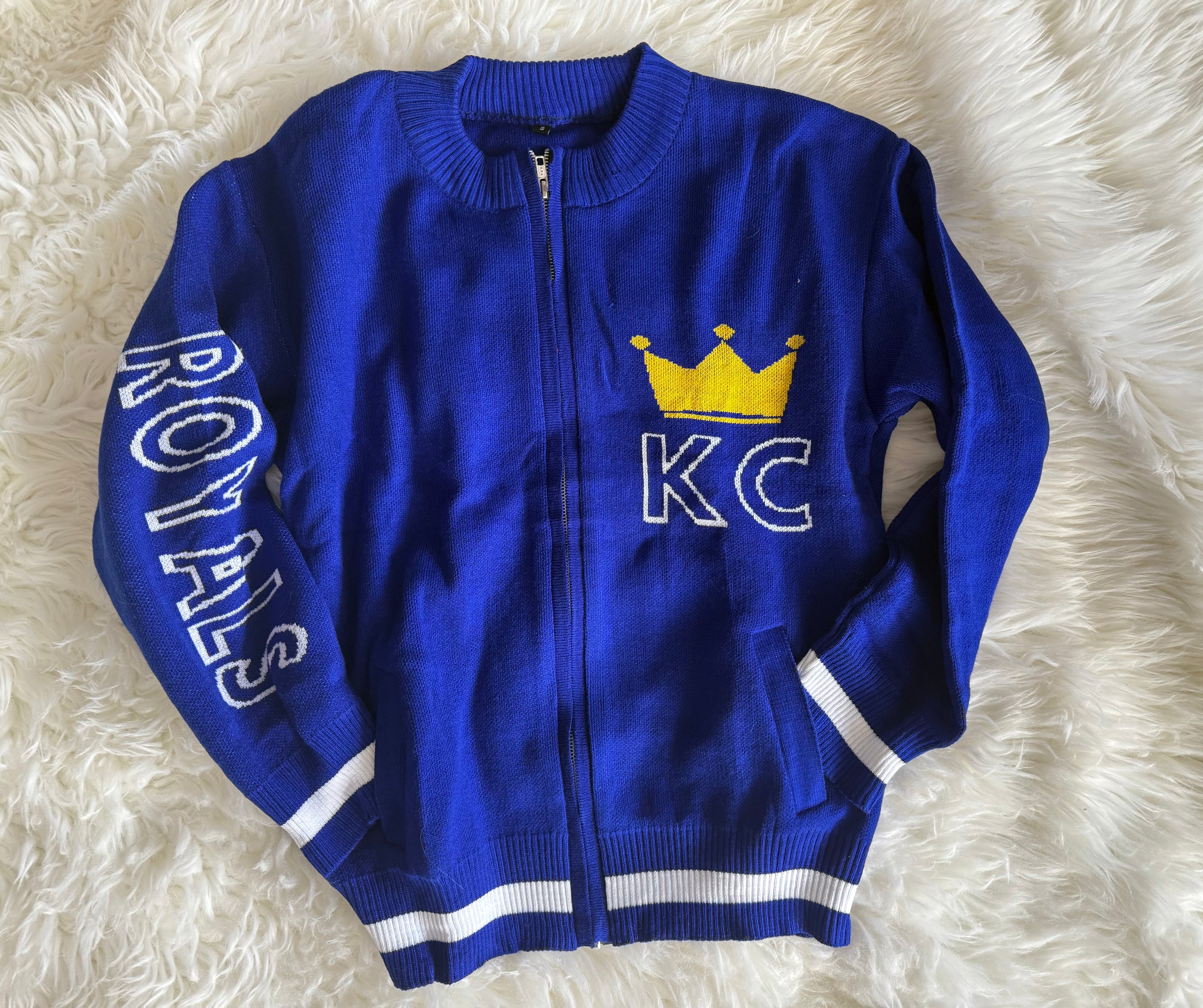 Royals Zip-Up Sweater w/Pockets (style 2)