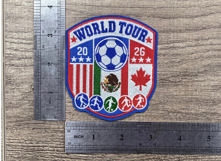 World Cup Tour Host Countries Embroidered Patch (3 inch)