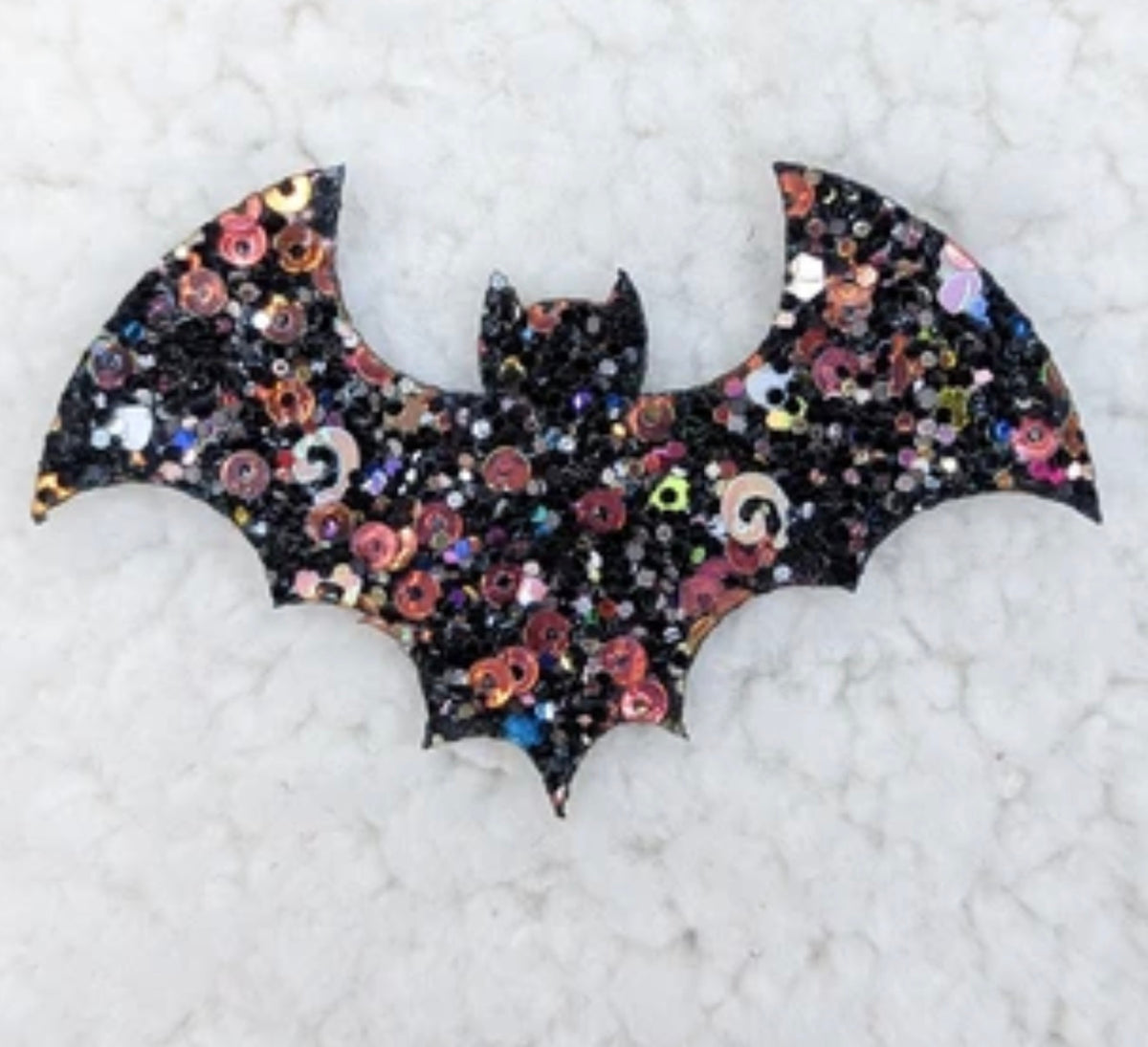 Bat Glitter Halloween Patch