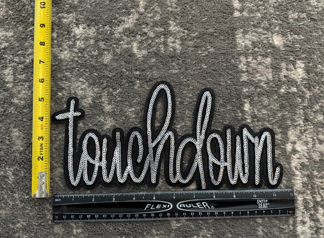 Touchdown Sequin X-Large Patch