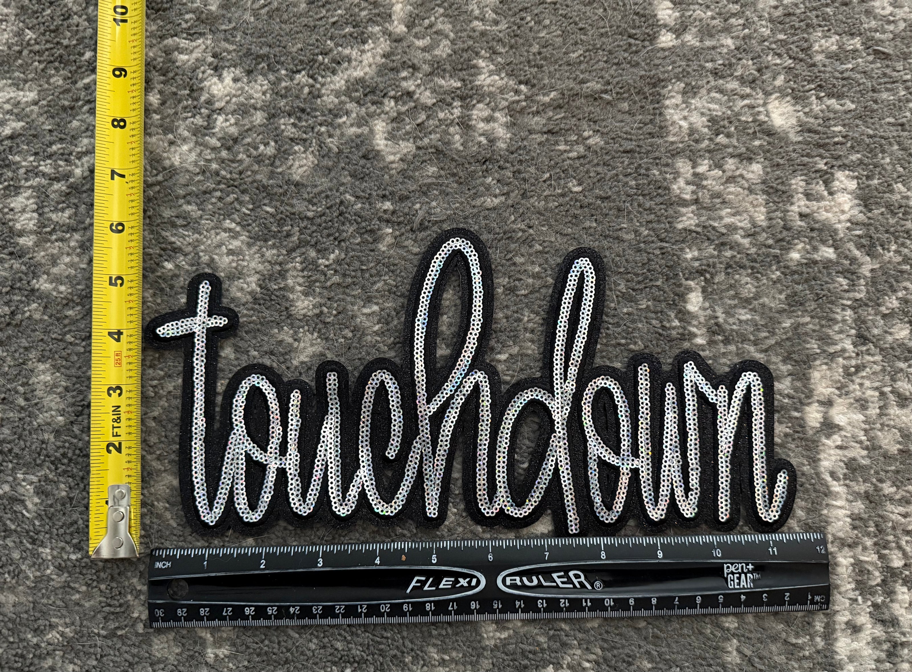 Touchdown Sequin X-Large Patch