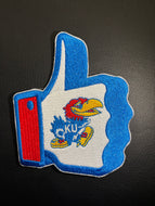 Thumbs Up Jayhawks Patch