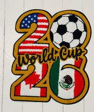 Load image into Gallery viewer, World Cup Stacked 2026 Chenille Patch (11 inch)
