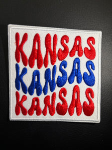 Kansas KU Square Patch