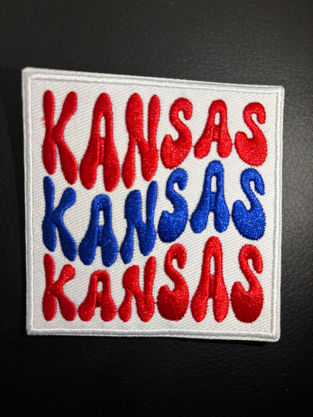 Kansas KU Square Patch