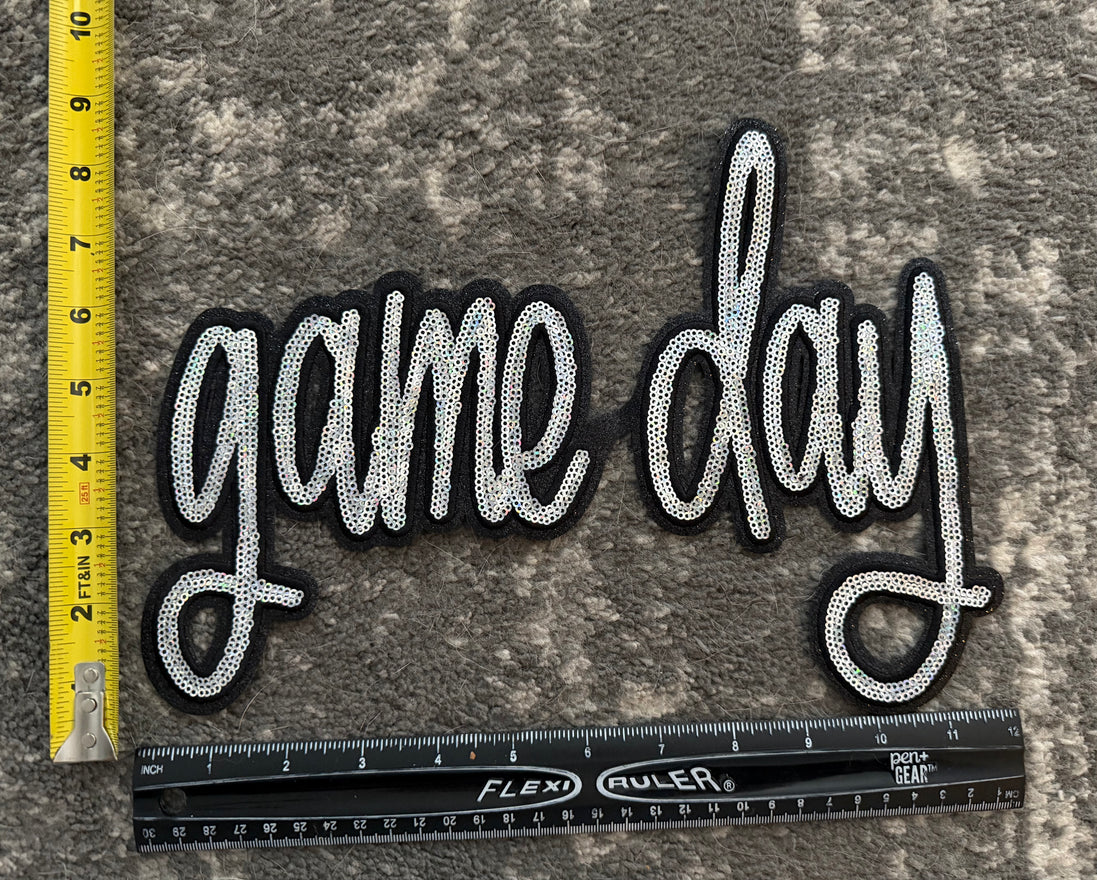 Game Day Sequin X-Large Patch