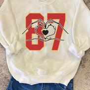 KIDS CHIEFS Sweatshirt 87 w/Heart Hands