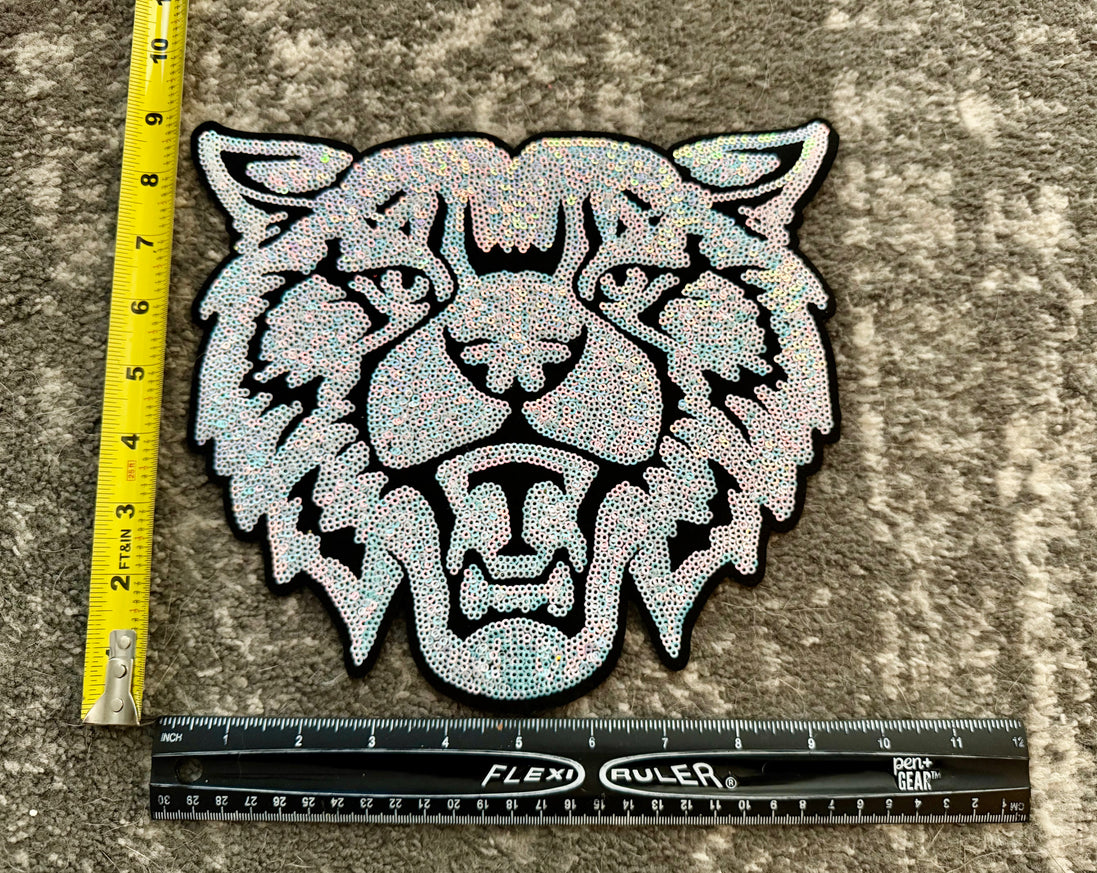 Tiger Sequin X-Large Patch
