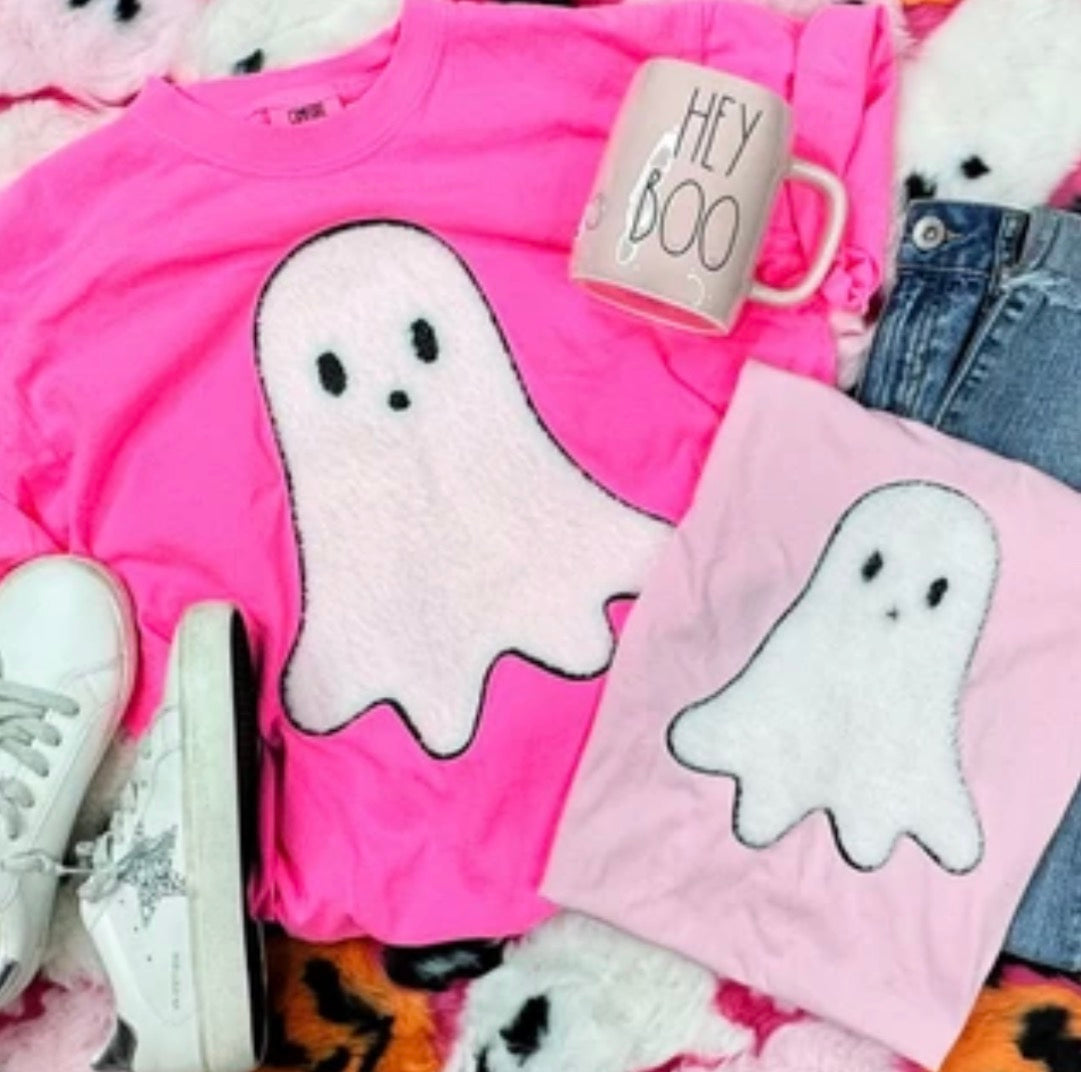 Ghost Fluffy Halloween Patch